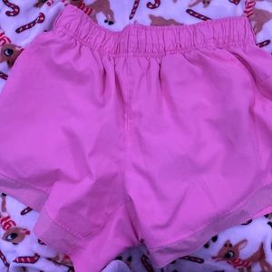 pink shorts